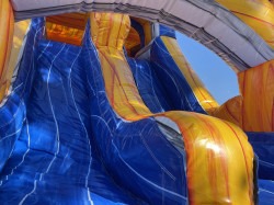 IMG 2367 1709535215 Dual Lane Marble Bounce House Castle- (Dry Combo)